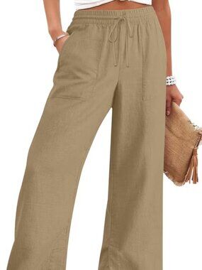 Forever 21 Drawstring Linen Pants